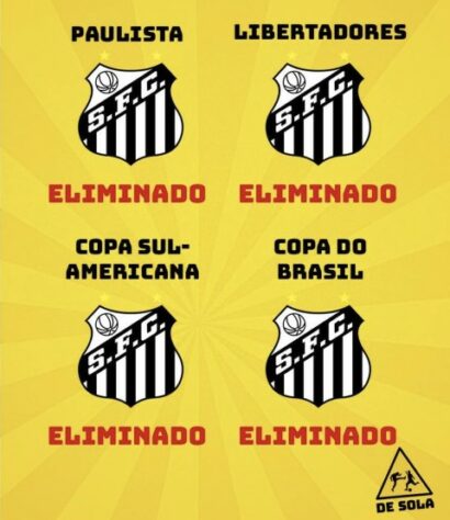 Copa do Brasil: os melhores memes da eliminação do Santos na Copa do Brasil