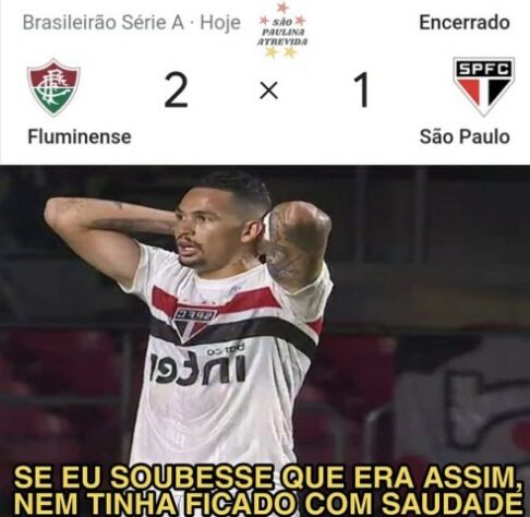 Brasileirão: os melhores memes de Fluminense 2 x 1 São Paulo