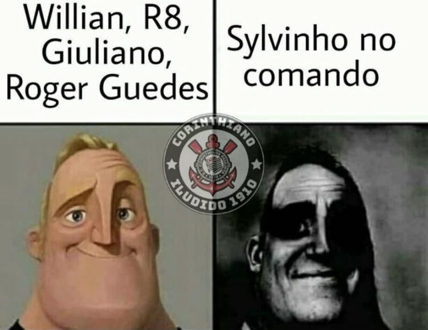 Sylvinho é alvo de memes dos corintianos