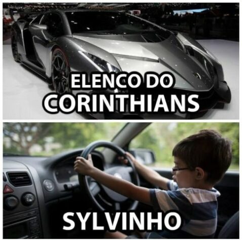 Sylvinho é alvo de memes dos corintianos