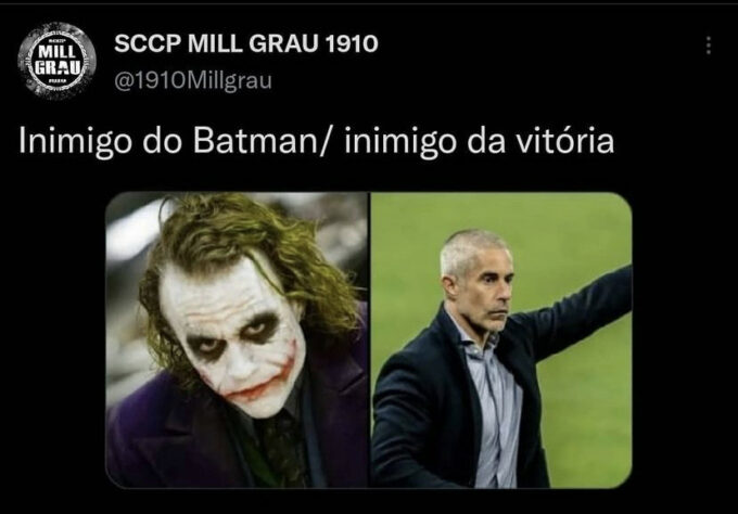 Sylvinho é alvo de memes dos corintianos