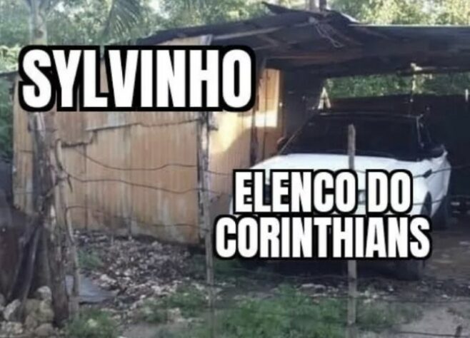 Sylvinho é alvo de memes dos corintianos