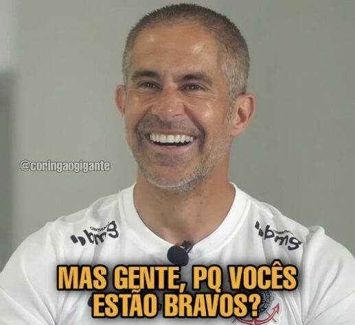 Sylvinho é alvo de memes dos corintianos