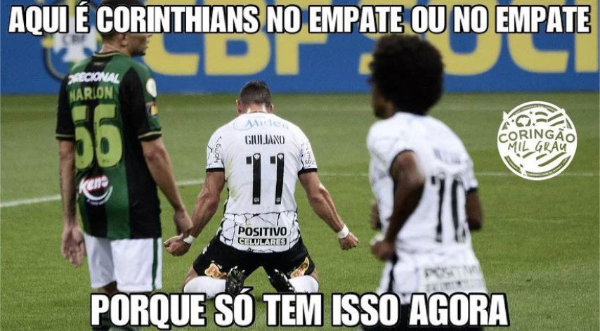 Sylvinho é alvo de memes dos corintianos