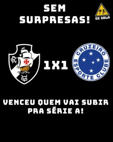 Brasileirão Série B: empate entre Vasco x Cruzeiro, com falha em transmissão da Rede Globo, gerou brincadeiras nas redes sociais