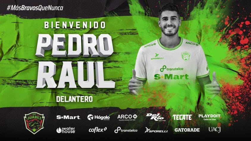 FECHADO - O Juárez fechou a contratação do atacante ex-Botafogo Pedro Raul, para a atual temporada.