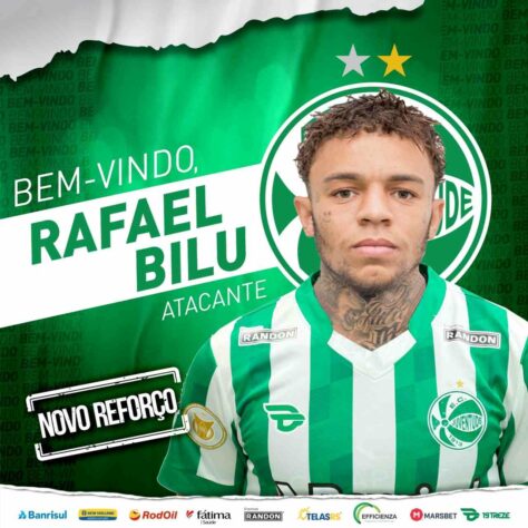 FECHADO - Em empréstimo do Corinthians, o Juventude anunciou a chegada do atacante Rafael Bilu, que teve destaque na base do Alvinegro e não foi aproveitado pela equipe de cima.