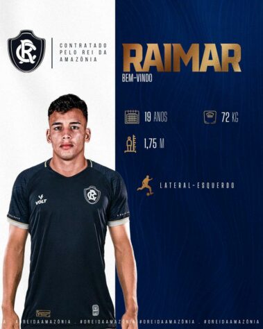 FECHADO - Pensando na reta final da Série B, o Remo anunciou a contratação do lateral Raimar e do zagueiro Edu. Os dois chegam por empréstimo vindos do Athletico-PR.