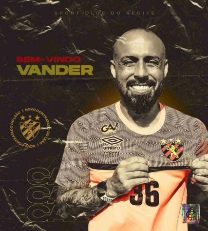 FECHADO - O Sport anunciou a chegada do atacante Vander, que estava no Always Ready, da Bolívia, até o final de 2021 para uscar fugir da zona de rebaixamento do Brasileirão.