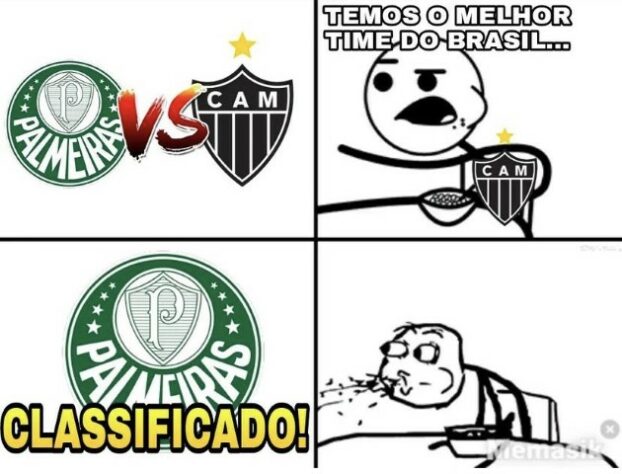 Libertadores da América: memes com o Atlético-MG bombam nas redes sociais após queda para o Palmeiras