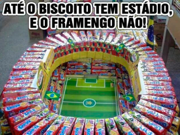 O Flamengo é alvo dos rivais por não ter estádio próprio