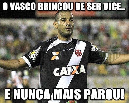 8) O Vasco pegou fama de ser sempre vice, principalmente para o Flamengo, e convive com a provocação até hoje.