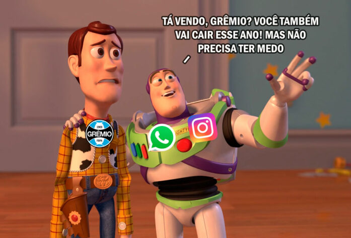 Redes sociais apresentam instabilidade nesta segunda-feira e torcedores foram ao Twitter relatar angústia e também postar memes. Clubes já rebaixados foram lembrados. Veja! (Por Humor Esportivo)