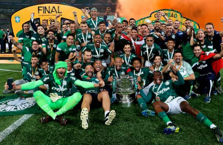 2020: Palmeiras (campeão) x Grêmio - Placar agregado: 3 x 0