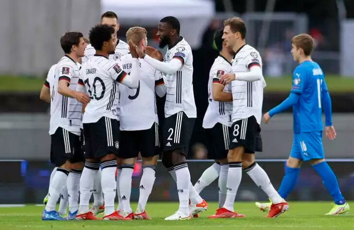 12º lugar - Alemanha - 1.648,33 pontos - Alteração de posição em relação ao ranking de novembro de 2021: desceu uma posição