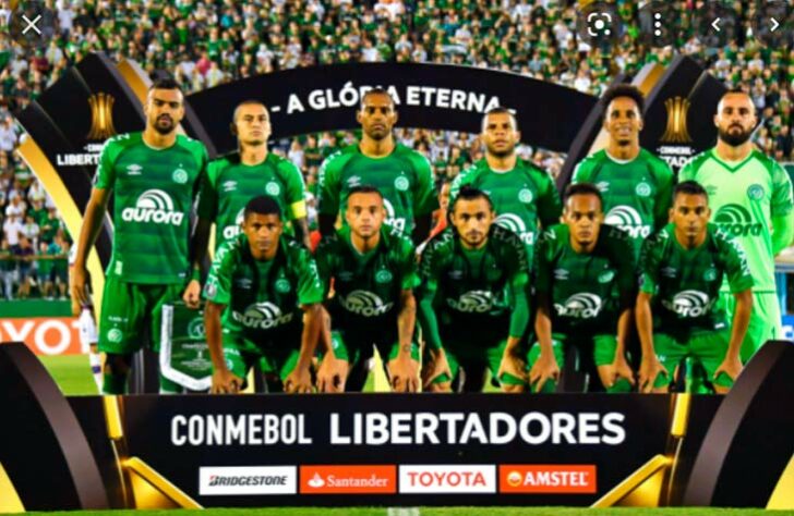 Chapecoense - 2 participações: 2017 e 2018 (foto).