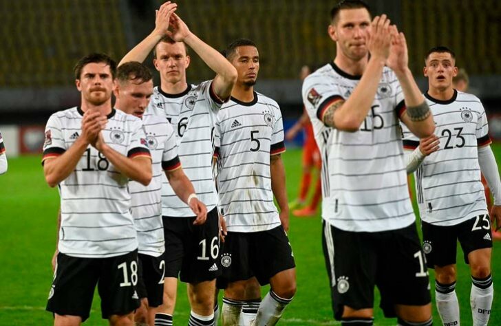 CLASSIFICADA - Alemanha: Líder do grupo J das Eliminatórias europeias com 21 pontos, oito de vantagem em relação à segunda colocada (Romênia) e com duas rodadas faltantes.