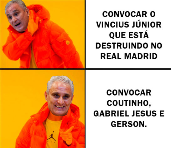 Lista divulgada por Tite rendeu memes e comentários nas redes sociais.