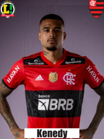 Kenedy: 5,0 – Entrou para trazer dinamismo e velocidade ao ataque do Flamengo, mas pouco conseguiu fazer efetivamente.