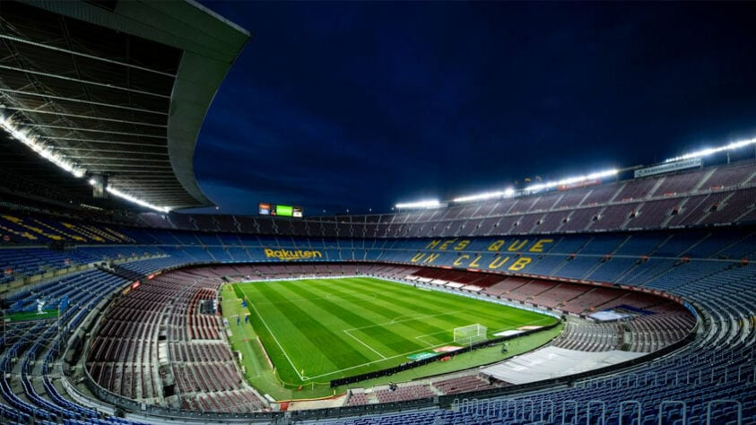 Spotify Camp Nou (Barcelona - em 2025) - A marca vai pagar 280 milhões de euros (mais de R$ 1,55 bilhão) por três anos de contrato.