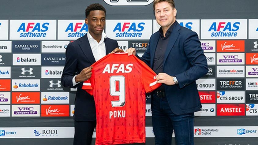 Ernest Poku (Holanda) - Clube: AZ (Holanda) - Posição: Atacante.