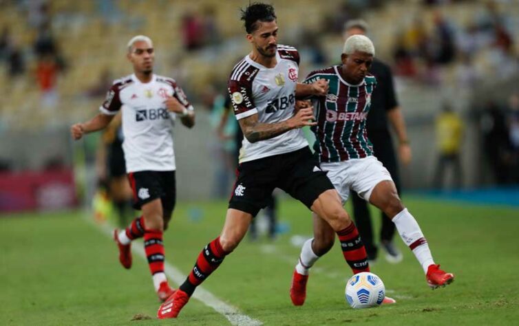 23/10/2021, Brasileirão 2021 (28ª rodada) - Fluminense 3x1 Flamengo - Local: Maracanã - Gols: John Kennedy (17'/1º tempo e 16'/2º tempo) e Abel Hernández (40'/2º tempo) para o Fluminense); Renê (26'/2º tempo) para o Flamengo. 