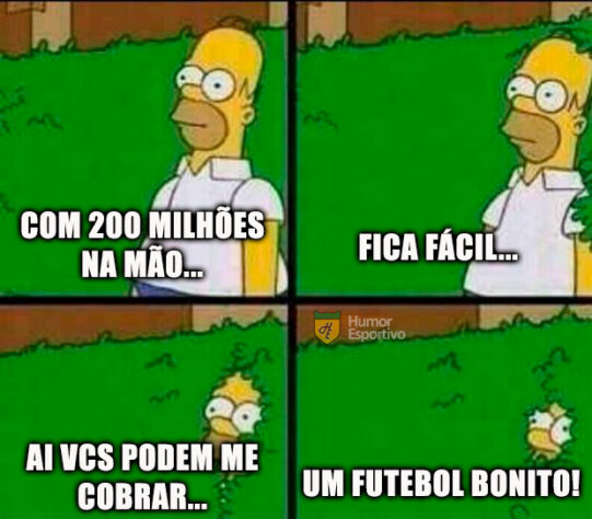 E os 200 milhões, Renato? Zoeiras com técnico do Flamengo fizeram sucesso nas redes sociais após eliminação do Flamengo.