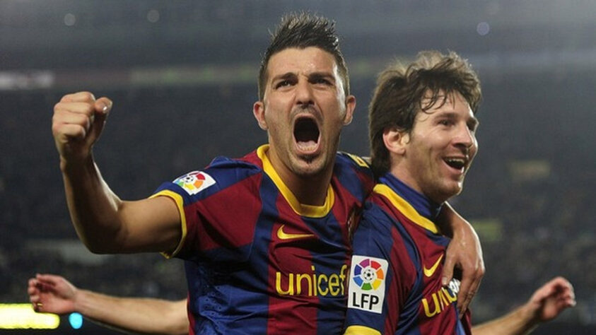 Lionel Messi e David Villa: os dois formaram parceria de sucesso no Barcelona, mas Villa deixou Messi furioso em uma partida contra o Granada. O espanhol preferiu chutar ao gol ao invés de passar ao argentino, que ficou furioso.
