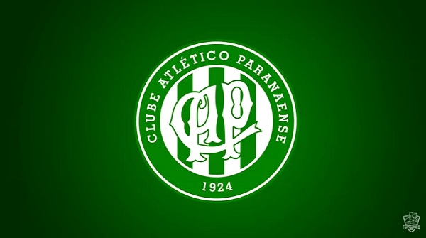 Clubes brasileiros com as cores dos rivais: Coritiba e Athletico Paranaense (escudo antigo).