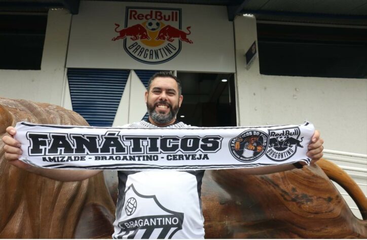 Rodrigo Garcia, presidente da 'Fanáticos do Puleiro', torcida uniformizada do Red Bull Bragantino.