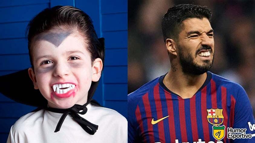 Luisito Suárez devia usar a fantasia de vampiro do Halloween o ano inteiro.