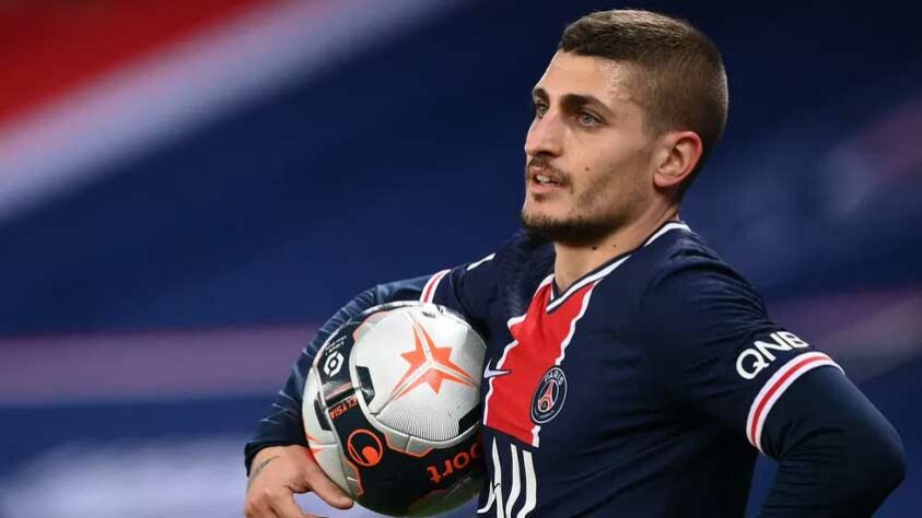 5º- Verratti (PSG). Salário do meio-campista: 1,2 milhão de euros, aproximadamente R$6,37 milhões.