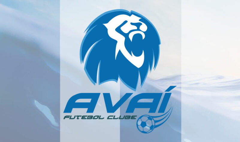 Por um futebol mais bonito: escudo remodelado do Avaí.