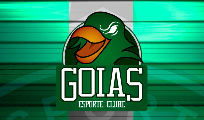 Por um futebol mais bonito: escudo remodelado do Goiás.