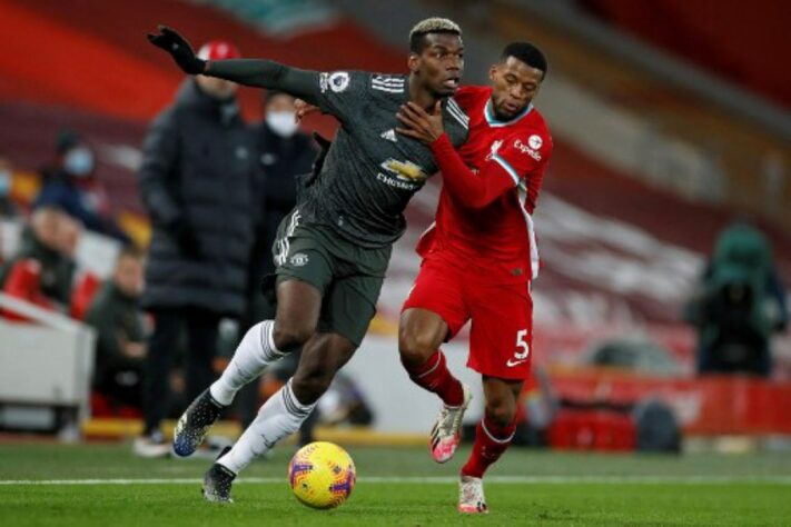 Manchester United 0 x 5 Liverpool - 24/10/2021 - Campeonato Inglês: Com expulsão de Pogba o Liverpool destruiu o maior rival no Old Trafford.