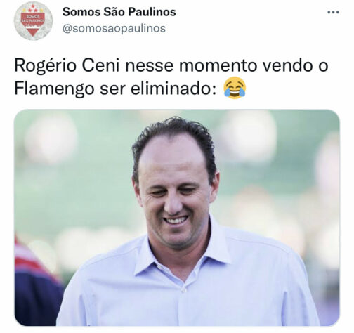 Derrota e eliminação do Flamengo na Copa do Brasil renderam memes nas redes sociais.