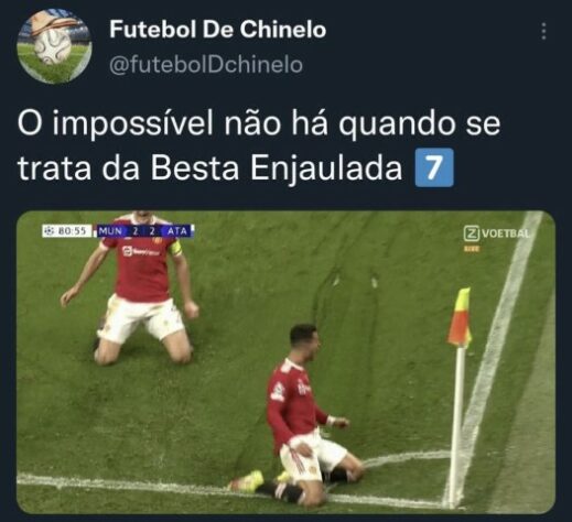Champions League: os melhores memes de Manchester United 3 x 2 Atalanta
