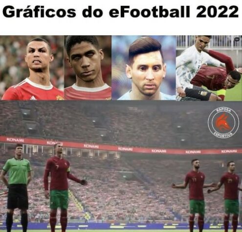 Lançamento do eFootball gera enxurrada de memes nas redes sociais.