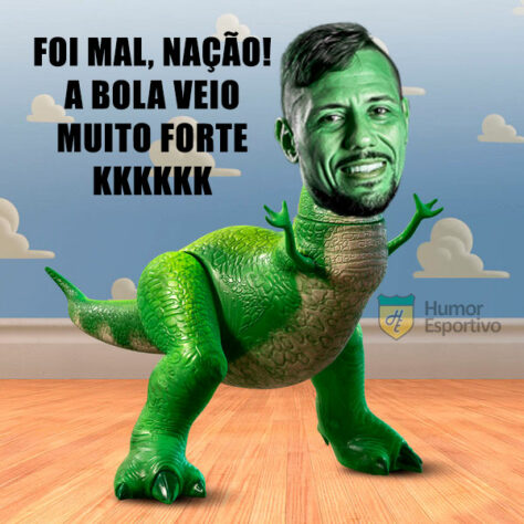 Falha de Diego Alves foi lembrada: derrota e eliminação do Flamengo na Copa do Brasil renderam memes nas redes sociais.