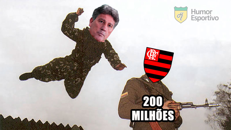 Renato Gaúcho não foi perdoado: derrota e eliminação do Flamengo na Copa do Brasil renderam memes nas redes sociais.