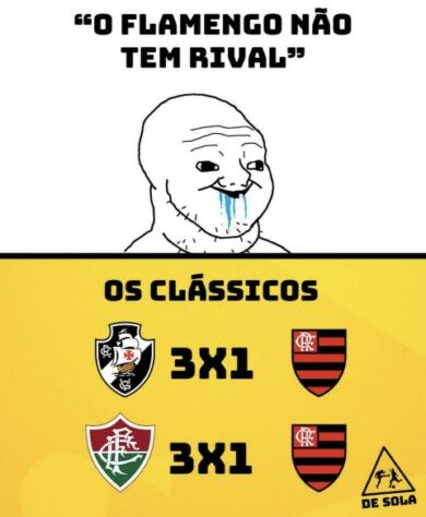 Brasileirão: os melhores memes de Fluminense 3 x 1 Flamengo