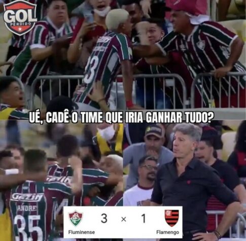 Brasileirão: os melhores memes de Fluminense 3 x 1 Flamengo