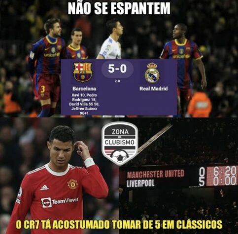 Premier League: os melhores memes de Manchester United 0 x 5 Liverpool