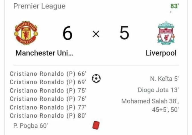 Premier League: os melhores memes de Manchester United 0 x 5 Liverpool