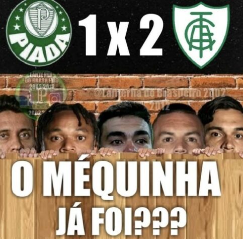 Brasileirão: os melhores memes de América-MG 2 x 1 Palmeiras