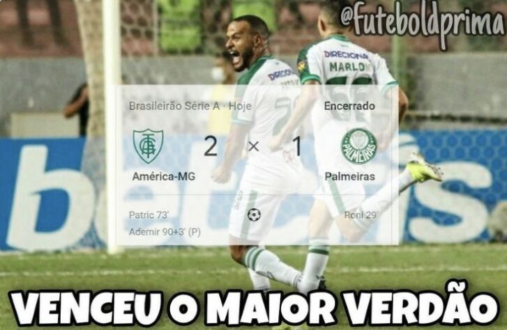 Brasileirão: os melhores memes de América-MG 2 x 1 Palmeiras