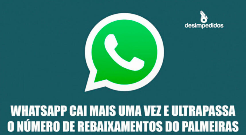 WhatsApp, Instagram e Facebook ficam fora do ar e internautas fazem memes com futebol.