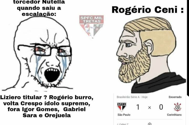 Brasileirão: os melhores memes de São Paulo 1 x 0 Corinthians