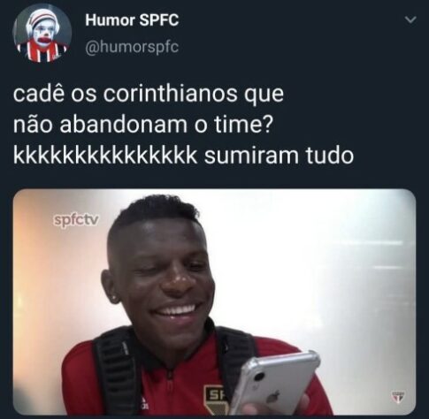 Brasileirão: os melhores memes de São Paulo 1 x 0 Corinthians