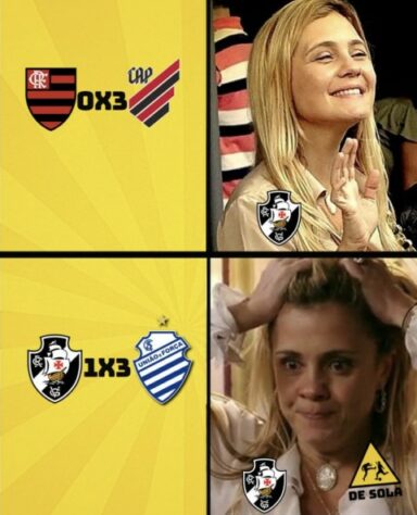 Brasileirão Série B: Vasco é alvo de memes após derrota para o CSA, de virada, em São Januário.